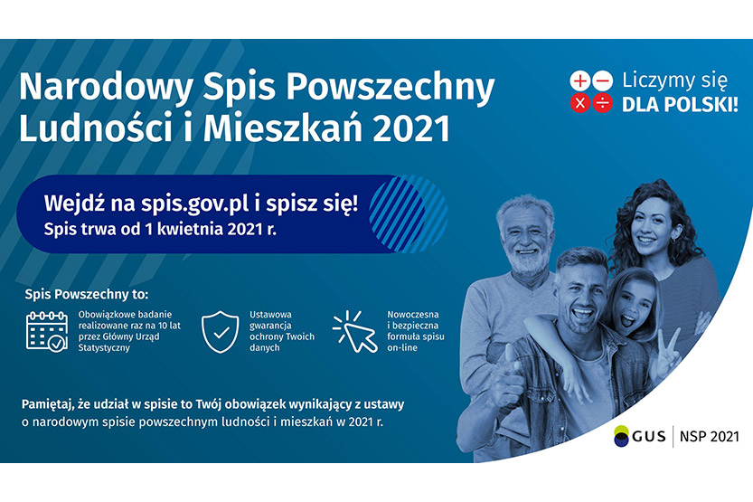 Read more about the article Narodowy Spis Powszechny Ludności i Mieszkań 2021